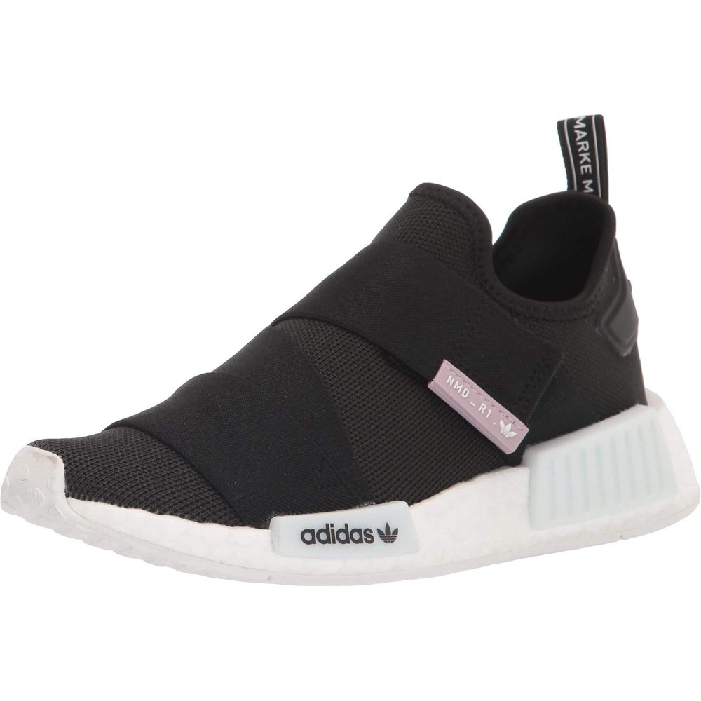 Adidas NMD_R1 Strap Womens Sneakers Black White GW5699 Running Shoes
